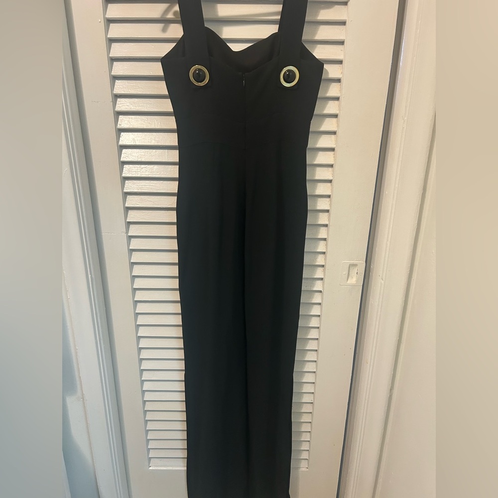 Alexis Elegant Black Jumpsuit - Picture 7 of 8